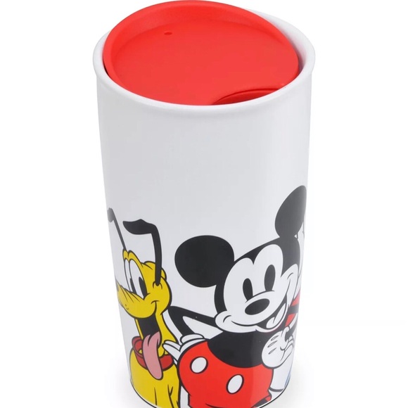NEW In Box Disney Mickey & Friends Ceramic Mug Warmer Travel Mug With Lid 16 Oz - Picture 3 of 9